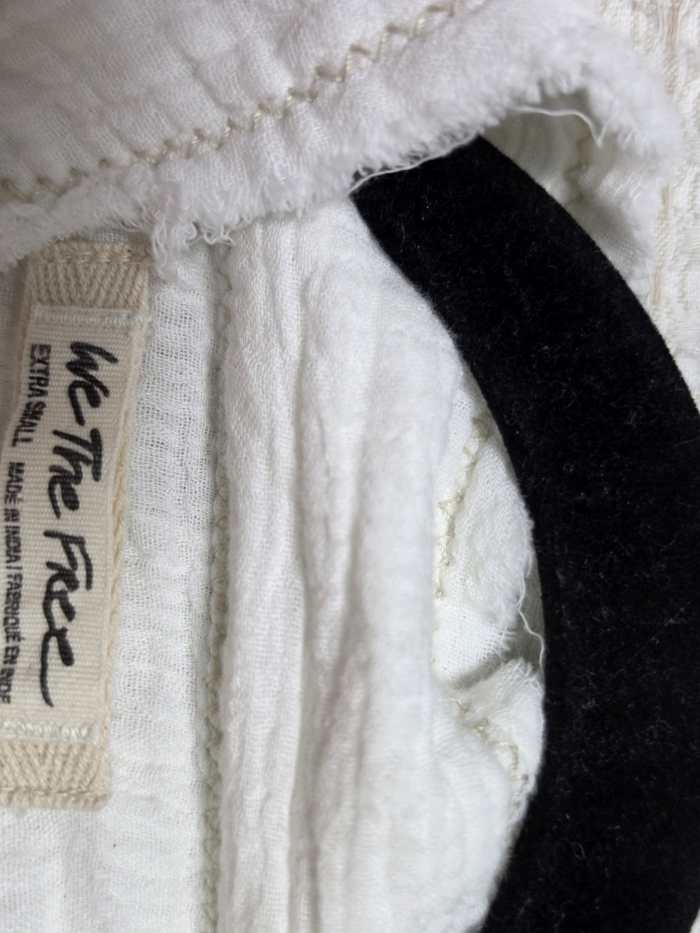 We The Free Ivory Textured Button-Down Tunic - Picture 7 of 11